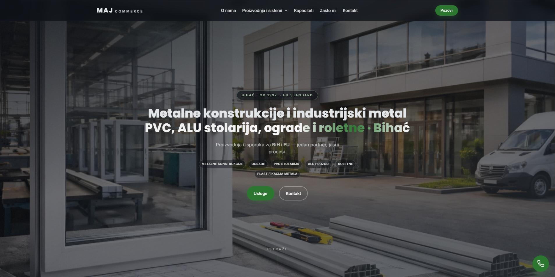 Maj Commerce — dodatni prikaz
