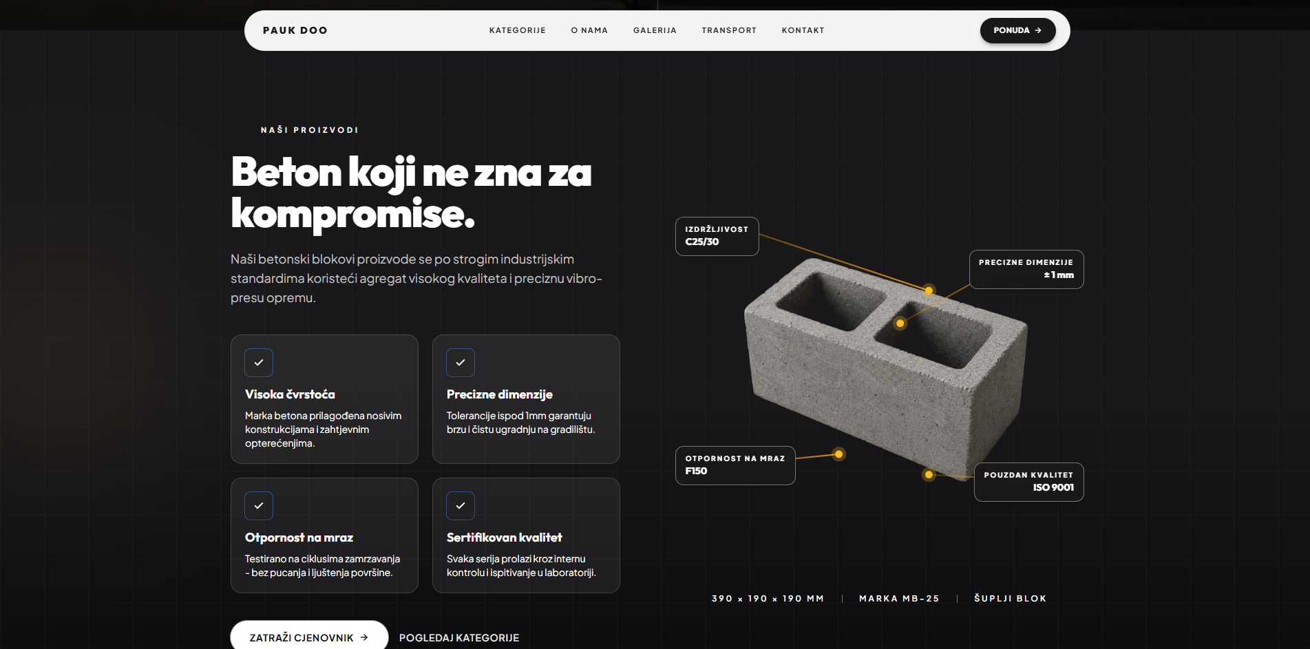 Pauk d.o.o. — dodatni prikaz